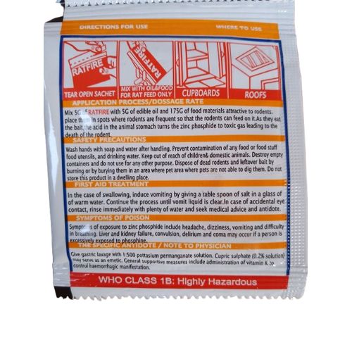 RAT KILLER/ RAT POISON / RODENTICIDE-5g X 3 Pieces Item | Buy RAT KILLER/ RAT POISON / RODENTICIDE-5g X 3 Pieces | SPOP Enterprise Global